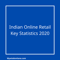 Indian online retail key statistics 2020